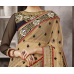 Fantastic Beige Colored Embroidered Net Lehenga Saree Fantastic Beige Colored Embroidered Net Lehenga Saree